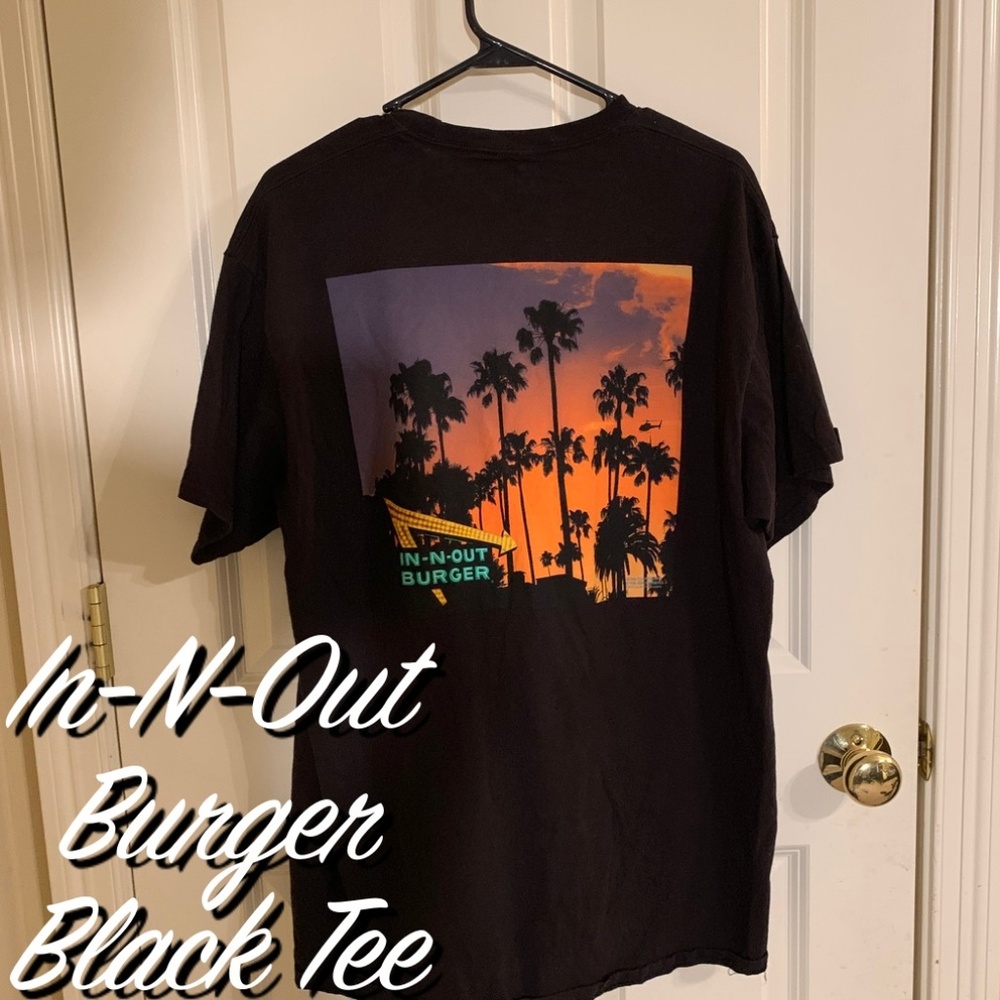 In-N-Out Burger Black Tee